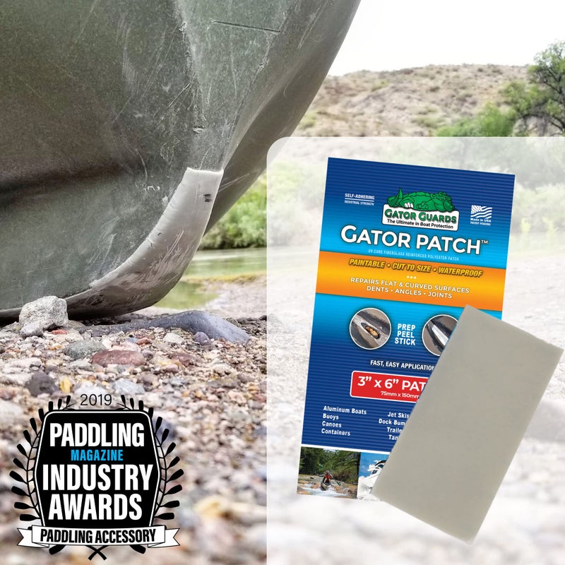 Gator Guards Gator Patch Fiberglass Reinforced Repair Patch - Repairs Holes, Dents & Cracks on Multiple Surfaces - DIY Prep, Peel & Stick - 3 Sizes - USA Made - Image 2